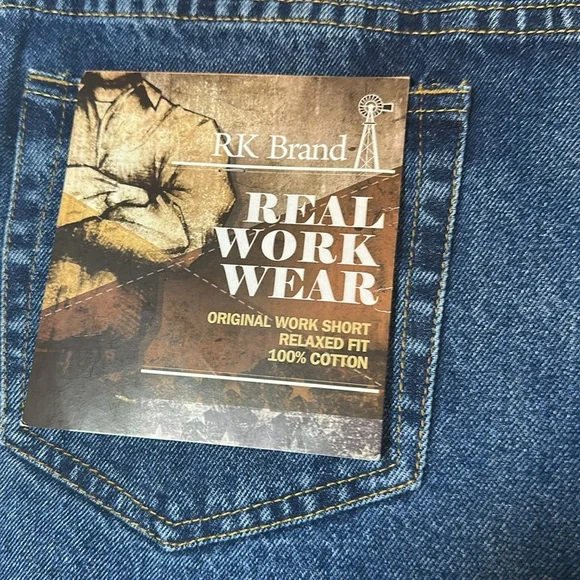 NWT RK Brand Men's 5 Pocket Denim Shorts 38 - Picture 4 of 9